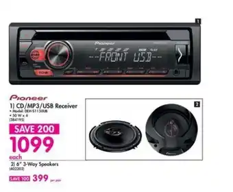 Makro Pioneer CD/MP3/USB Receiver offer