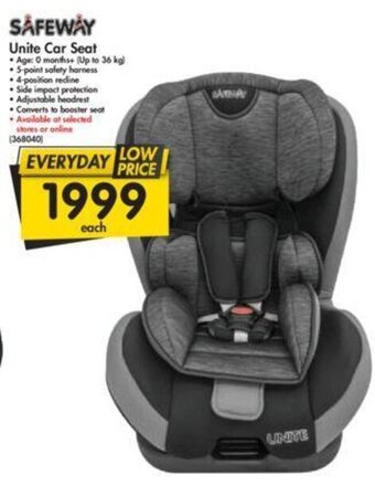 Makro Safeway Unite Car Seat offer