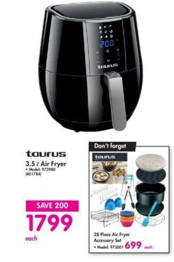 Makro Taurus Air Fryer 3.5L offer