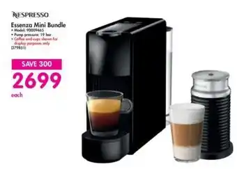 Makro Nespresso Essenza Mini Bundle offer
