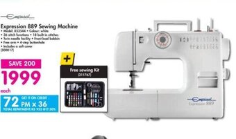 Makro Expression 889 Sewing Machine offer