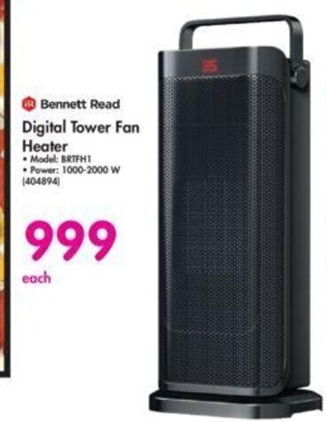 Bennett Read Digital Tower Fan Heater offer at Makro