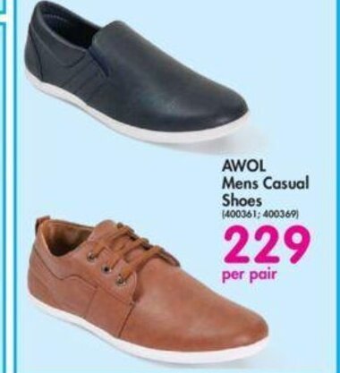 AWOL Mens Casual Shoes offer at Makro