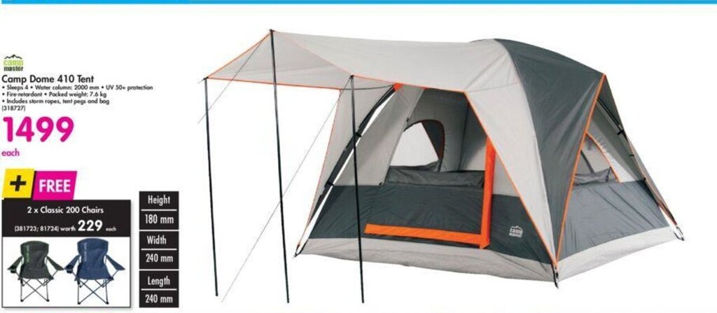 Canvas tents cheap makro