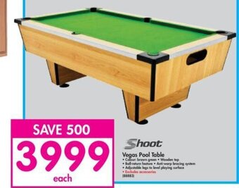 Makro Shoot Vegas Pool Table offer