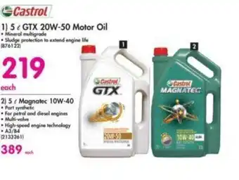 Makro Castrol Motor Oil 5L GTX 20W-50 offer