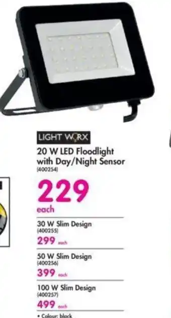 Makro Floodlight with Day/Night Sensor 20W LED offer