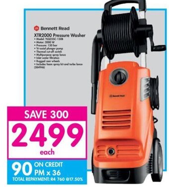 Makro Bennett Read XTR2000 Pressure Washer offer