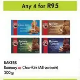Makro Bakers Romany or Choc-Kits 200g offer
