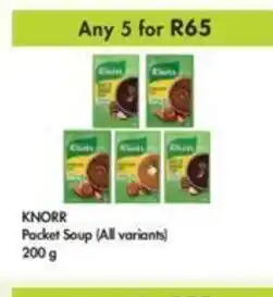 Makro Knorr Pocket Soup 200g offer
