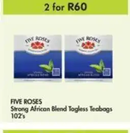 Makro Five Roses Strong African Blend Togless Teabag 102's offer