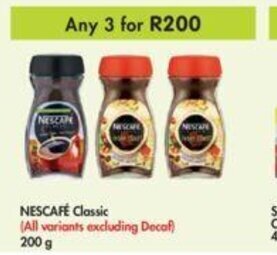 Makro Nescafé Classic 200g offer