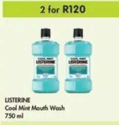 Makro Listerine Cool Mint Mouth Wash 750ml offer