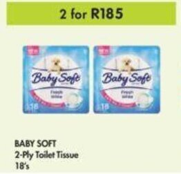 Makro Baby Soft 2-Ply Toilet Tissue 18's offer