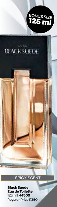 AVON Black Suede Eau de Toilette 125ml offer