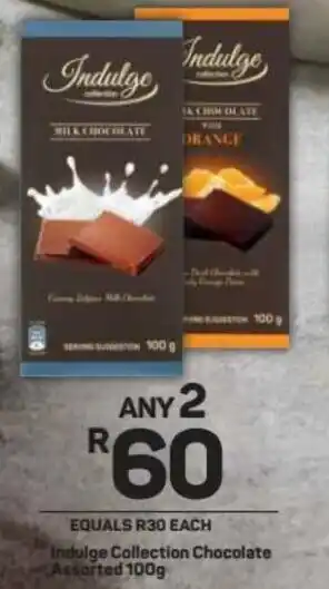 Pick n Pay Indulge Collection Chocolate Assorted 100g offer