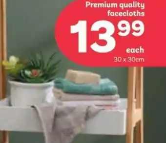 PEP Premium Quality Facecloths 30x30cm offer