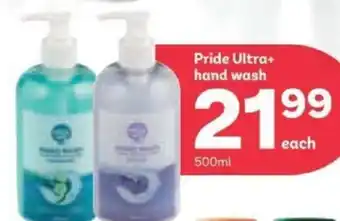 PEP Pride Ultra+ Hand Wash 500ml offer