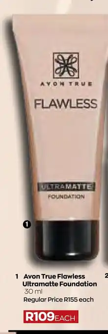 AVON Avon True Flawless Ultramatte Foundation 30 ml offer