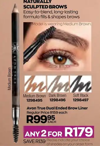 AVON Avon True Dual Ended Brow Liner offer