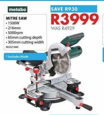 Chamberlain Mitre saw offer