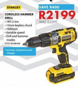 Chamberlain Cordless hammer drill offer