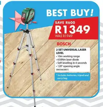 Chamberlain 2 set universel laser level offer