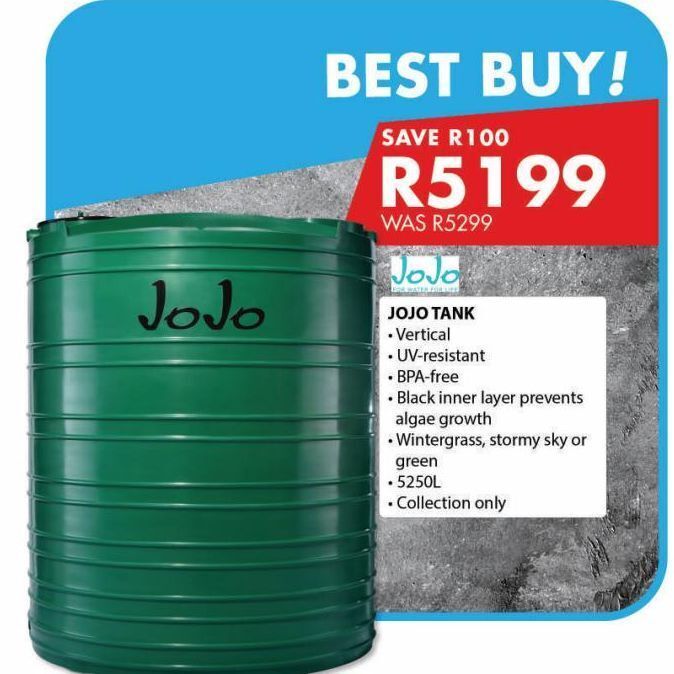 Jojo tank offer at Chamberlain