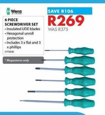 6 piece screwdriver set