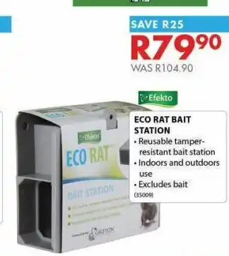 Eco rat bait station