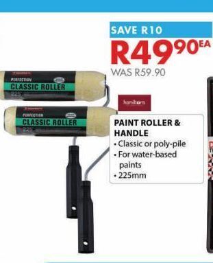Chamberlain Paint roller & handle offer