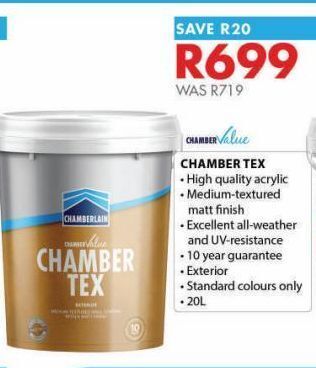 Chamberlain Chamber tex offer