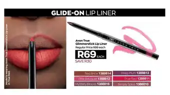 AVON Avon True Glimmerstick Lip Liner offer