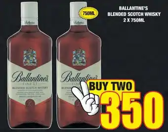 Boxer Liquors Ballantine's Blended Scotch Whisky 2 x 750ml offer