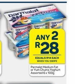 Pick n Pay Parmalat yogurt 2 offer