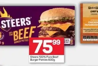 Pick n Pay Steers beef patties offer