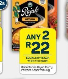Pick n Pay Rajah curry powder 2 offer