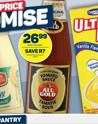 All gold tomato sauce