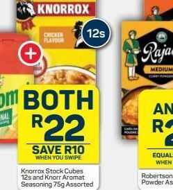 Pick n Pay Knorrox stock cubes offer
