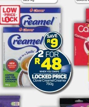 Pick n Pay Clover creamel 2 offer