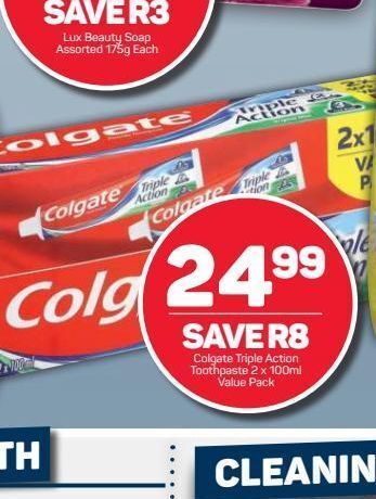 Pick n Pay Colgate toothpaste offer
