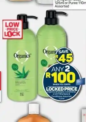 Pick n Pay Organics shampoo 2 offer