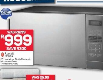 Pick n Pay Russell hobbs microwave oven offer