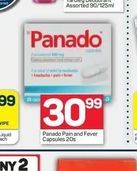 Pick n Pay Panado capsules offer