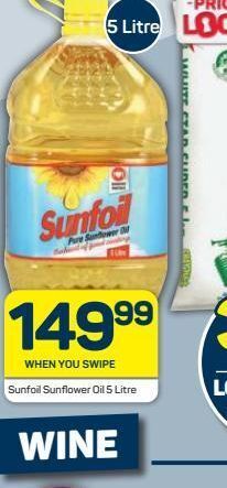 Pick n Pay Sunfoil sunflower oil offer