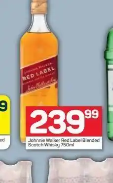 Pick n Pay Johnnie walker red label whiskey offer