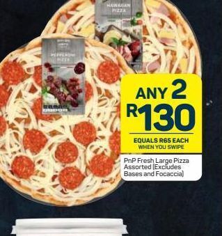 Pick n Pay Hypermarket Pnp pizza 2 offer