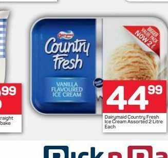 Pick n Pay Hypermarket Dairymaid ice cream offer