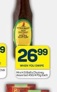 Pick n Pay Hypermarket Mrs h>s balls chutney offer