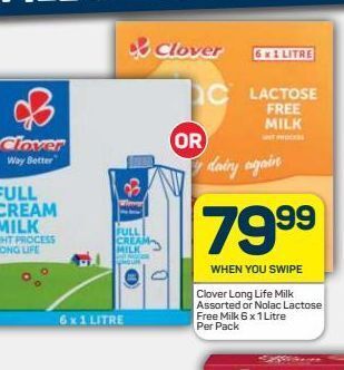 Pick n Pay Hypermarket Clover milk offer
